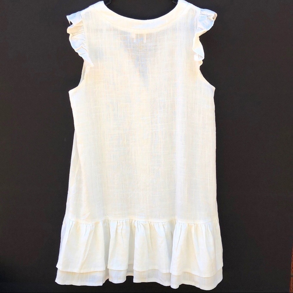 Princess Polly off white button up shift dress - Picture 3 of 10